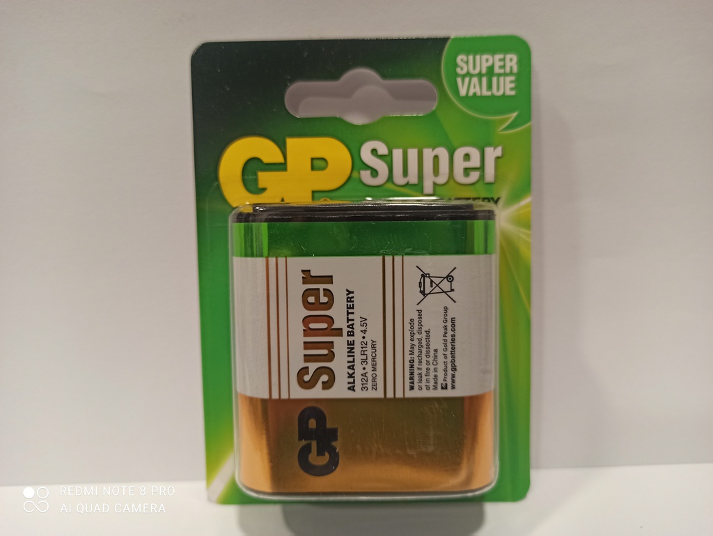 G018//Petaca 3LR12 4,5 v ,22x62x67 alcalina