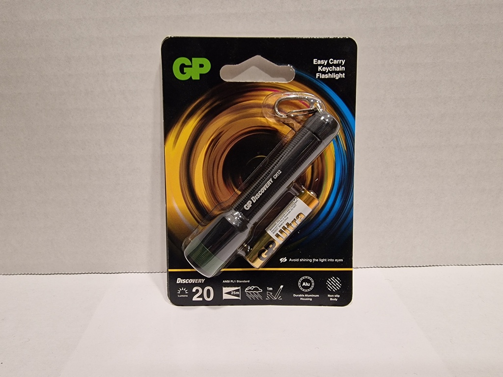 G508//LINTERNA LLAVERO 20 LUMENS NEGRO