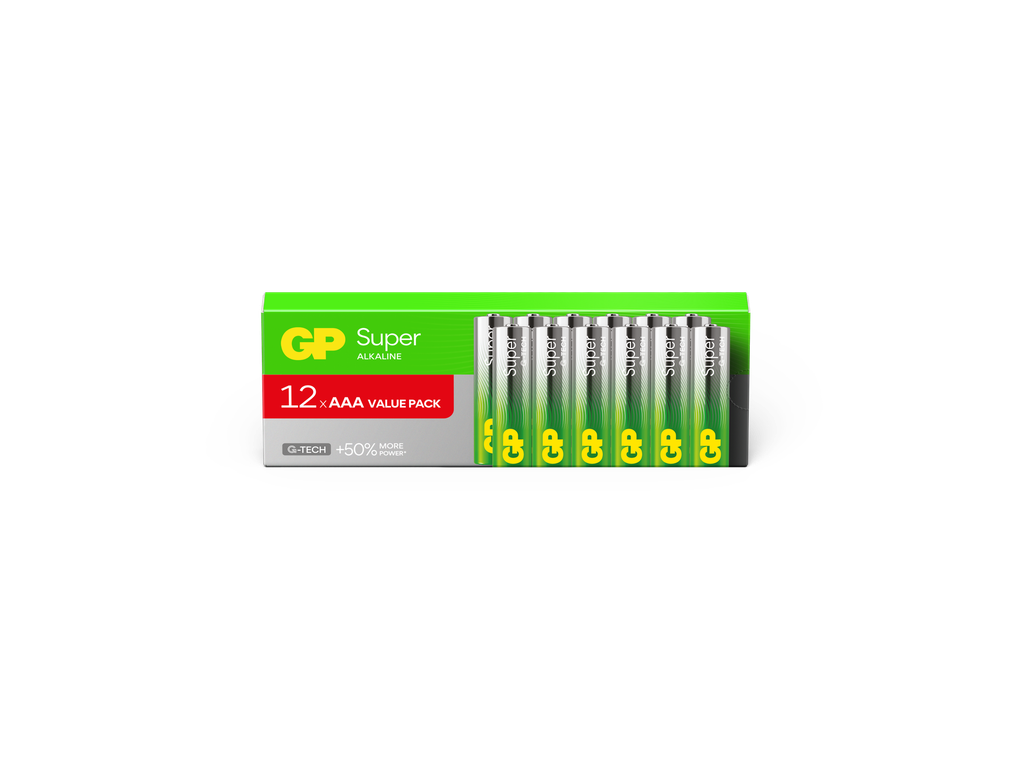 G612//AAA, 10,2x44,1 LR03  alcalina 1,5 v box 12 unidades