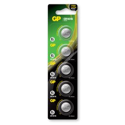 [CR1616-B5 GP] G071//Litio CR1616 16,00 x 1,60 3v 42 mAh blister 5 unidades