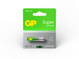 [LR03-B4 GP] G004//AAA, 10,2x44,1 LR03  alcalina 1,5 v blister 4 unidades