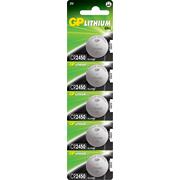 [CR2450-B5 GP] G076//Litio CR2450 CR2450 24,50 x 5,00 3v 610 mAh blister 5 unidades
