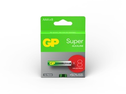 [LR03-B8 GP] G240//AAA, 10,2x44,1 LR03  alcalina 1,5 v blister 8 unidades