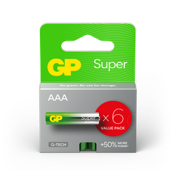 [LR03-B6 GP] G247//AAA, 10,2x44,1 LR03  alcalina 1,5 v blister 6 unidades